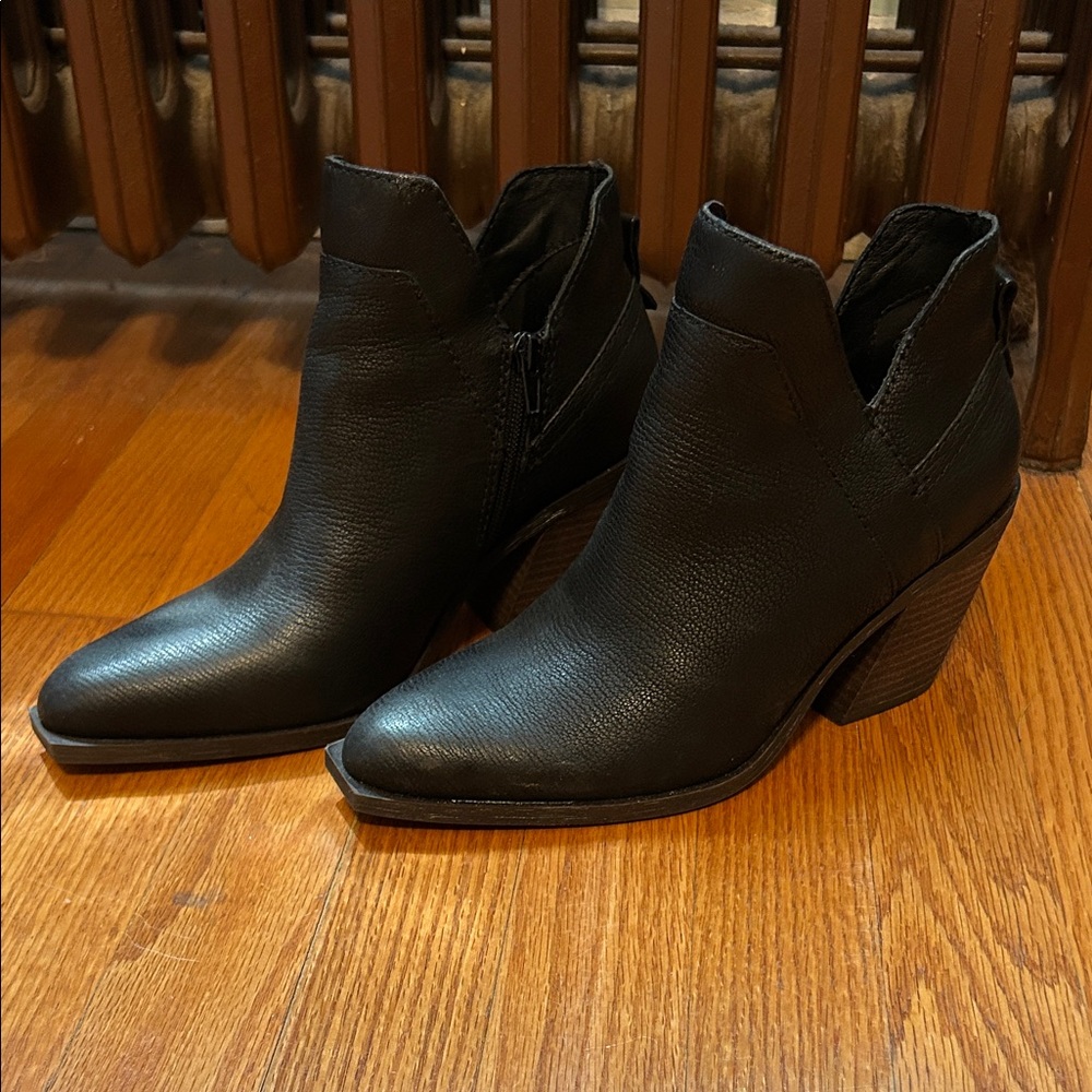Crown Vintage Black Ankle Booties